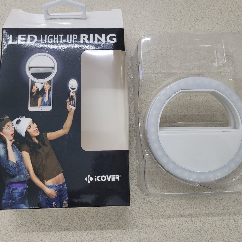 Brand new LED  light up ring attaches to phone